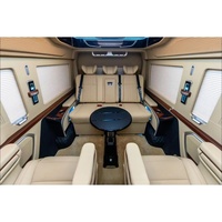 Toyota Hiace prix d'usine Kit intérieur de luxe TV relevable en fibre de verre en résine ABS pour fourgonnettes commerciales arrière personnalisées