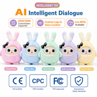 Peluche Robot IA Multilingue Personnalisée OEM Chat GPT, Jouet Sonore Interactif, Éducatif Précoce, Cadeau de Fête pour Enfants