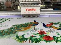 Mesin Bordir Dahao 12/15 Jarum Single Head Dengan Area Kerja Besar 500*1200mm Komputer A15 Baru & Bekas Harga Kompetitif