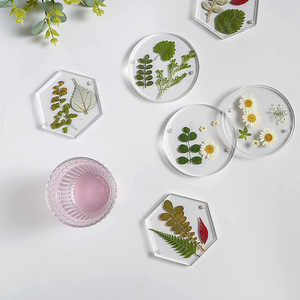 Qakai – sous-<span class=keywords><strong>verre</strong></span> rond carré en <span class=keywords><strong>plexiglas</strong></span> transparent, tapis <span class=keywords><strong>de</strong></span> tasse, bricolage, décoration <span class=keywords><strong>de</strong></span> mariage, cadres magnétiques Double face, sous-verres transparents en acrylique - Product Image 4