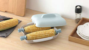 Recipiente <span class=keywords><strong>para</strong></span> <span class=keywords><strong>Microondas</strong></span> <span class=keywords><strong>para</strong></span> Cocinar Maíz, Material PP Ecológico, Tapa Fácil de Usar, Herramienta Multiusos <span class=keywords><strong>para</strong></span> Cocinar Maíz - Product Image 5