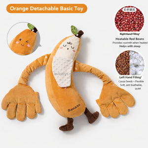 Oso de Peluche Calmante para Bebés, Diseño de Princesa, Material de Felpa Súper Suave, Anti-Sobresalto, Piernas que se Apretan, para Acurrucar y Aliviar el Estrés, Lavable - Product Image 4