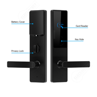 Système de serrure d'hôtel à carte RFID européen/ANSI pour portes en bois/acier, serrure intelligente haute sécurité, logiciel de gestion gratuit
