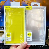 Boîte d'emballage pour coque de téléphone avec fenêtre transparente en PVC, personnalisable avec logo, avec crochet pour coque de téléphone de 5,5 à 6,9 pouces