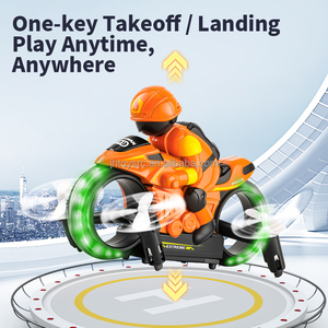 Moto drone télécommandée amphibie 2-en-1 2,4 GHz avec maintien d'altitude, retournement à 360° et mode sans tête - Product Image 4