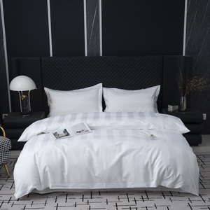 Hiện Đại Sang Trọng 100% Cotton Sateen 7Cm Sọc Bộ Đồ Giường Đặt Chất Lượng Cao <span class=keywords><strong>Percale</strong></span> - Product Image 1