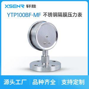 Manómetro de Diafragma de Acero Inoxidable Suzhou XuanSheng 100mm YTP100BF-MF -0.1 a 1.6Mpa - Product Image 4