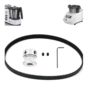 Correa de Acero Inoxidable + Engranaje, Pieza Duradera para Licuadora, Compatible con Monsieur Cuisine Connect/Plus/Smart Silvercrest <span class=keywords><strong>LIDL</strong></span>, Procesador de Alimentos - Product Image 1