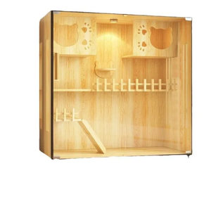 Offre Spéciale mode <span class=keywords><strong>animal</strong></span> moderne chat Villa Condo bois durable grande cage d'exposition pour salon - Product Image 1