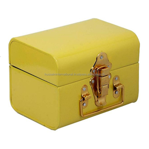 Hot Selling Multifunctional Decorative Small Metal Trunk Storage Boxes