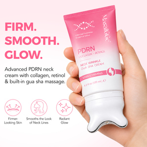 마사이지 프라이빗 라벨 비건 2-in-<span class=keywords><strong>1</strong></span> PDRN 콜라겐 괄사 넥 크림 (V라인 리프팅, 턱선 조각, 탄력 강화, 수분 공급) - Product Image 3
