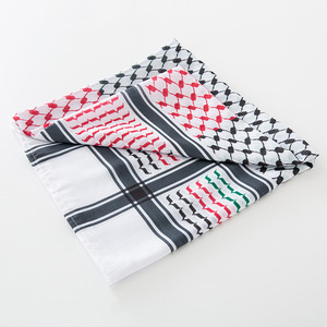 Nuovo Arafat cotone turbante arabo sciarpa quadrata stampata in stile palestinese - Product Image 4