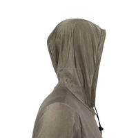Sweat à capuche en fibre d'argent tricotée anti-rayonnement - Vêtements de protection EMF complets pour homme - Collection Automne