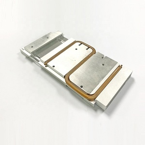 工厂定制黄铜铜铝散热片设计冷却器散热器电子设备外壳被动主动冷却解决方案 - Product Image 1