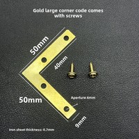 Équerres d'angle en métal zinc pour renforcement de cadre, supports en L et en T, protections d'angle à 90 degrés, attaches pour chaises
