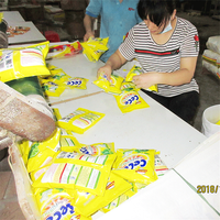 Lessive en poudre blanchissante écologique jetable très vendue en Chine pour vêtements, parfum citron, échantillon gratuit, emballage personnalisé