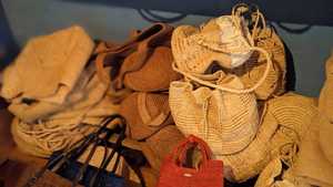 Sac fourre-tout en raphia fait main, léger, respirant, écologique, avec fermeture personnalisée pour le quotidien, les loisirs et le shopping - Product Image 2