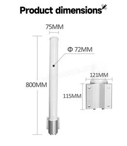 800*72MM 5.8G Omni direktion ale 2*2 Mimo 13dBi Omni-Richtantenne mit doppelter Polarität Außen-WIFI-Antenne - Product Image 6