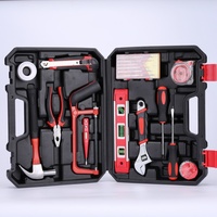 Ensemble d'outils de réparation de plomberie et d'électricité de 19 pièces avec marteau à griffes et ruban isolant