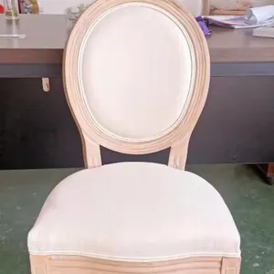 Деревянный стул louis во французском стиле, в складной упаковке, для свадебного торжества, вечеринки, аренды