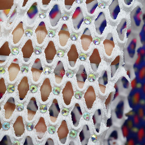 HM018 ดูผ่าน Rhinestone ชุดตาข่ายไนท์คลับ Rhinestone ชุดคริสตัลบิกินี่ชายหาด Cover <span class=keywords><strong>Ups</strong></span> - Product Image 5