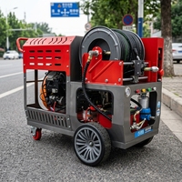 Nettoyeur haute pression diesel multi-usages pour canalisations, nettoyeur de tuyaux à jet d'eau, machine de nettoyage des égouts