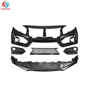 Kit de Carrocería Completo Estilo <span class=keywords><strong>R</strong></span> Honghang Manufacture con Labio de Parachoques, Faldó<span class=keywords><strong>n</strong></span> Lateral y Aleró<span class=keywords><strong>n</strong></span> Trasero para Honda Civic FD2, Accesorios de Kit de Carrocería 2015+ - Product Image 2
