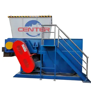 Schroot Hout Pallet Kartonnen Bank Matras Shredder Recycling Plastic Rubber Enkelassige Shredder