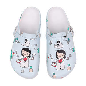 Chanclas de EVA Antideslizantes y Cómodas para Mujer, con Estampado de Dibujos Animados, Punta Cerrada, para Verano, Otoño, Deportes al Aire Libre, de Espuma - Product Image 4