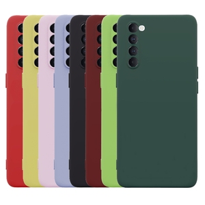 Nuovo arrivo Logo personalizzato in microfibra <span class=keywords><strong>Cover</strong></span> posteriore in Silicone liquido custodia per cellulare per <span class=keywords><strong>Oppo</strong></span> Reno 4 pro per Realme c15 c12 c11 c3 c1 - Product Image 1