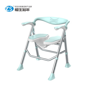 เก้าอี้อาบน้ำแบบพับได้ Zs อลูมิเนียมอัลลอยด์ รับน้ำหนักได้ 150 กก. กันลื่น สำหรับผู้สูงอายุ อุปกรณ์เพื่อความปลอดภัยในห้องน้ำ - Product Image 1