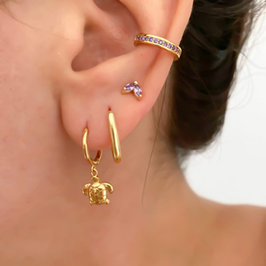 ต่างหูห่วงเงินแท้ S925 รุ่น ROXI ขายดี ดีไซน์เรียบหรู รูปวงรี เงางาม - Product Image 4