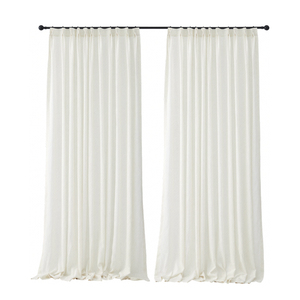 Cortinas Transparentes de Velo Blanco de Poliéster 100% de Alta Calidad Bomar, Transpirables, Hermosas Textiles para el Hogar, Estampado Teñido, Estilo Natural - Product Image 2
