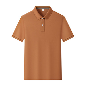 Promotional Polo Shirt Solid Color Cotton Short Sleeve Daily Wear Uniforms - Product Image 3