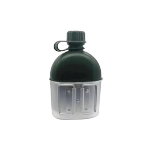 Muestra gratuita de botella táctica portátil con mosquetón para camping, senderismo y viajes - Product Image 1