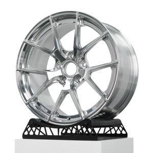 Jantes de voiture forgées KE VS-5RS au design musclé et élégant, en aluminium chromé poli, de 17 à 26 pouces, légères, compatibles avec les voitures particulières 5x114.3 - Product Image 1