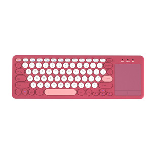 Clavier rétro à blocs de couleur, double mode 2.4G, clavier sans fil fin à mécanisme ciseaux <span class=keywords><strong>pour</strong></span> <span class=keywords><strong>ordinateur</strong></span> <span class=keywords><strong>portable</strong></span> et <span class=keywords><strong>tablette</strong></span> - Product Image 6