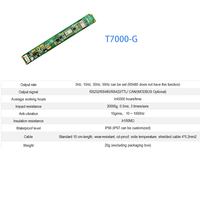 Sensor de Inclinación de Doble Eje Modbus 0.001 °   Inclinómetro de Alta Precisión con Salida Digital RS485