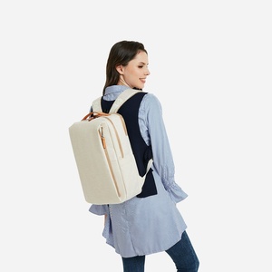 Logo personalizzato di moda di grande capacità <span class=keywords><strong>Beige</strong></span> Oxford Business Laptop borse di tendenza <span class=keywords><strong>zaino</strong></span> per le donne di lusso marca un colore 2025 - Product Image 6