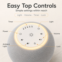 Machine à bruit blanc pour bébés, 30 sons apaisants, haut-parleur haute fidélité, portable, pour favoriser le sommeil et la relaxation, OEM ODM, vente en gros