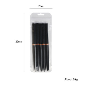 5 pièces/ensemble ongles doublures brosse 7/9/11/15/25MM UV Gel ongles <span class=keywords><strong>stylo</strong></span> Kits français rayure ligne peinture dessin <span class=keywords><strong>manucure</strong></span> outils ongles fournitures - Product Image 6