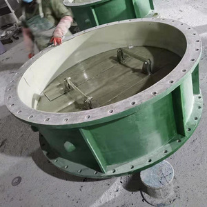 Dewei Fiberglass Butterfly Valve Large Diameter Air Volume Regulation For Corrosive Media - Product Image 3
