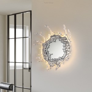 Lámpara de Pared LED Redonda Decorativa de Lujo Moderna para Sala de Estar, Dormitorio, Baño, Atenuable, Pantalla Dorada, Alto CRI 90 Ra90 - Product Image 2