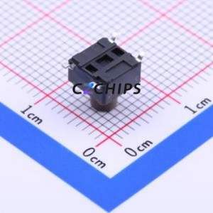 DTSM-63N-Q-T/R Tactile Switch SMD-4P,6.2x6.2mm Switch Single Pole Single Throw Round Button 6.2mm 6.2mm - Product Image 2