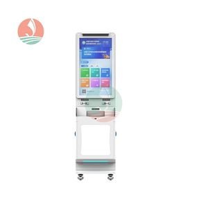 Machine d'alignement de billets de sécurité de file d'attente bancaire avec lecteur de carte NFC de Scanner de Code QR d'imprimante thermique - Product Image 1