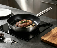 Poêle à frire en aluminium forgé 28 cm, ustensile de cuisine