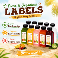 Stock local aux États-Unis, bouteilles en plastique pour jus de 240 ml, 350 ml, 480 ml, transparentes, vides, réutilisables, bouteilles d'eau jetables, contenants pour boissons