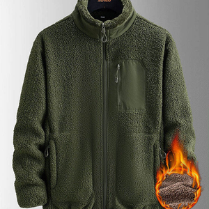 <span class=keywords><strong>Felpa</strong></span> con Logo Personalizzabile OEM per Uomo, Alta Qualità in Pile Polare, Collo Alto, Mezza Zip, per Primavera - Product Image 3