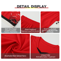 Uniformes de basket-ball en tissu avec logo personnalisé, haute qualité, 100% polyester, ensemble de maillots de basket-ball, vêtements respirants, séchage rapide