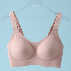 Cộng với kích thước lớn vú của phụ nữ đồ lót thoải mái thoáng khí không có vòng thép áo ngực liền mạch bán buôn - Product Image 4